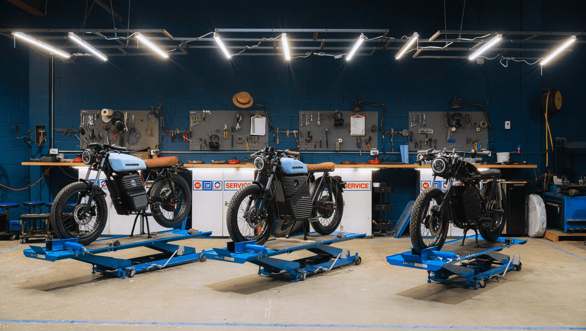 The Beachman workshop floor